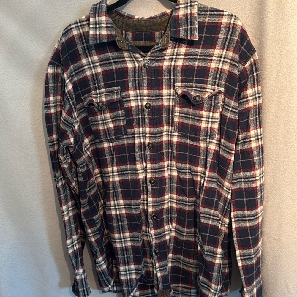 Canyon Guide Outfitters Plaid Button Down Shirt XL
